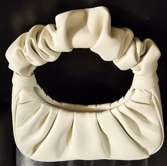 JW PEI White Gabbi Ruched Hobo Hangbag Bag NWOT - Picture 5 of 16